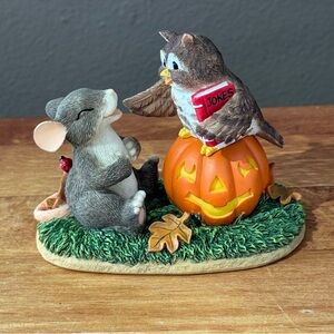 🦉Charming Tails “What A Hoot!” Item #85/101 Fitz and Floyd Figurine